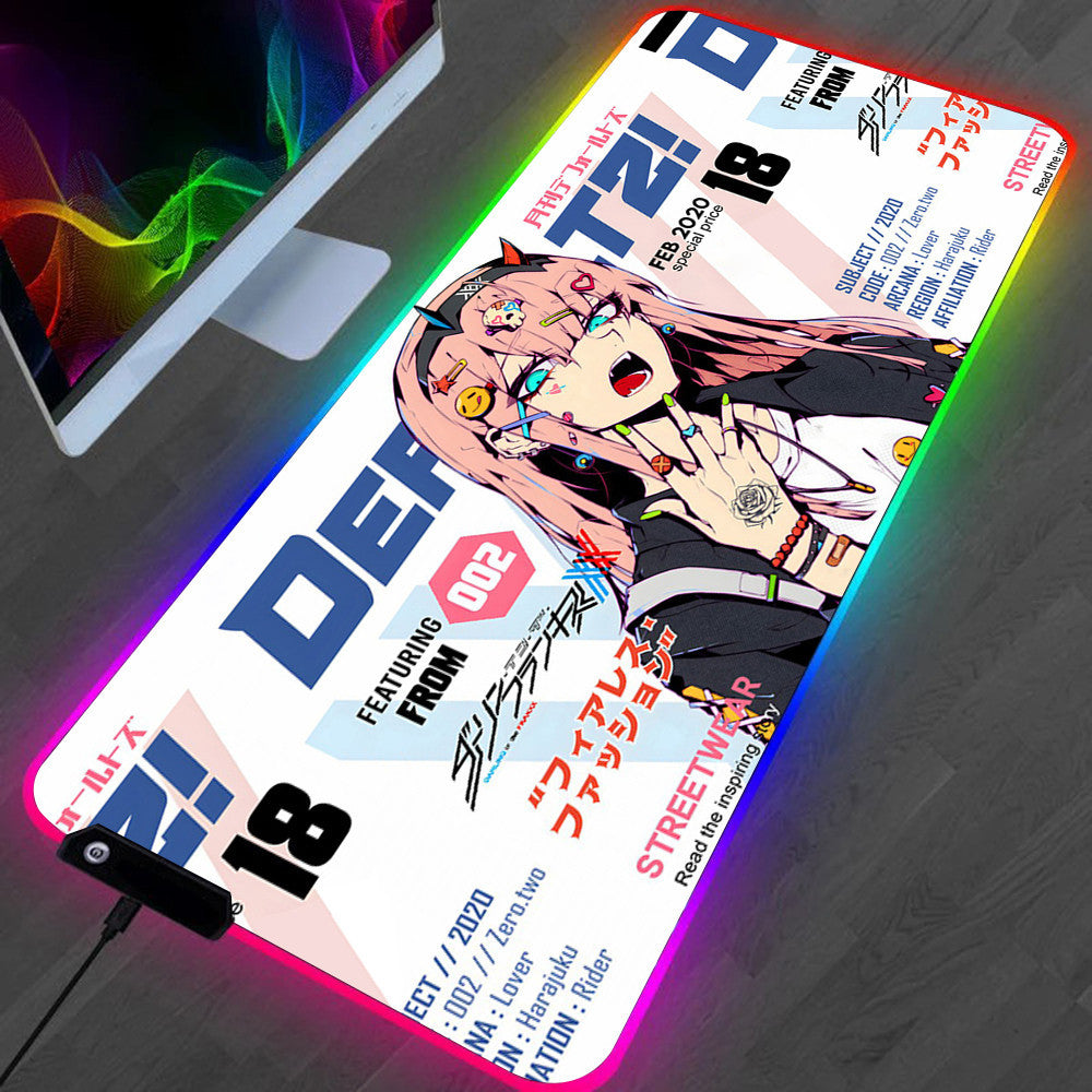 LED Desk Mat - Darling In The Franxx